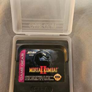 IA Mortal Kombat II Sega Game Gear Cart Great Shape 21481850052